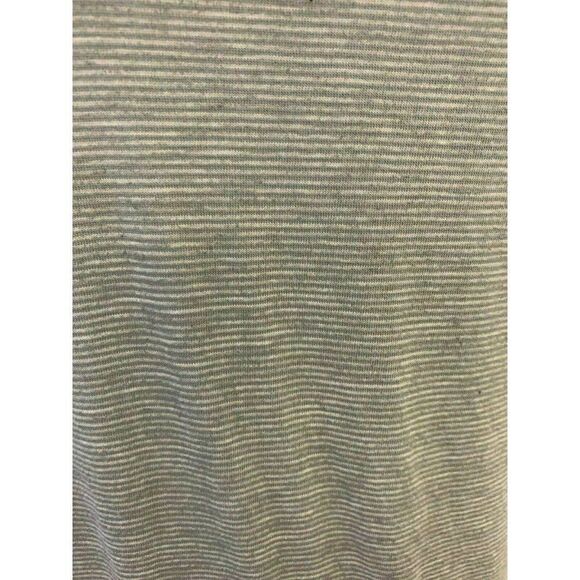 Allen Allen New Gray Striped Long Sleeve top - Picture 3 of 8